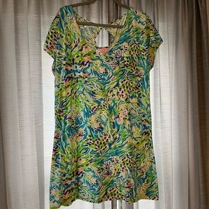 Lilly Pulitzer XL Tshirt Dress casual and comfy NWOT